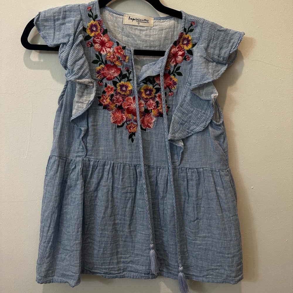 Woman’s embroidered top